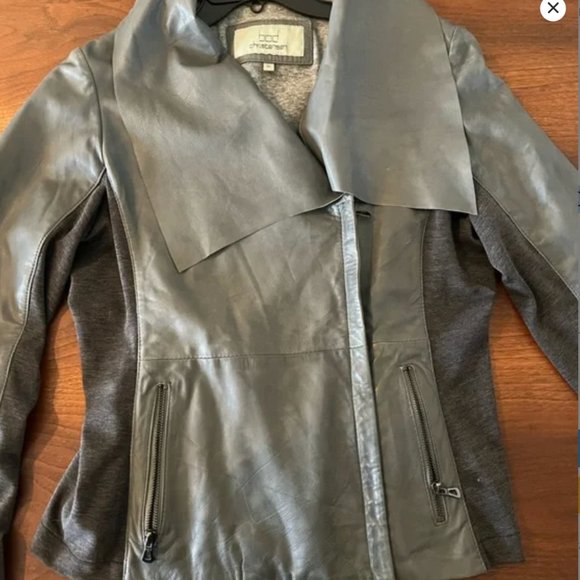 Leather moto Jacket by BOD Christensen with Jersey lining - Picture 8 of 8